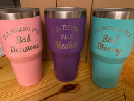 Girls trip tumblers