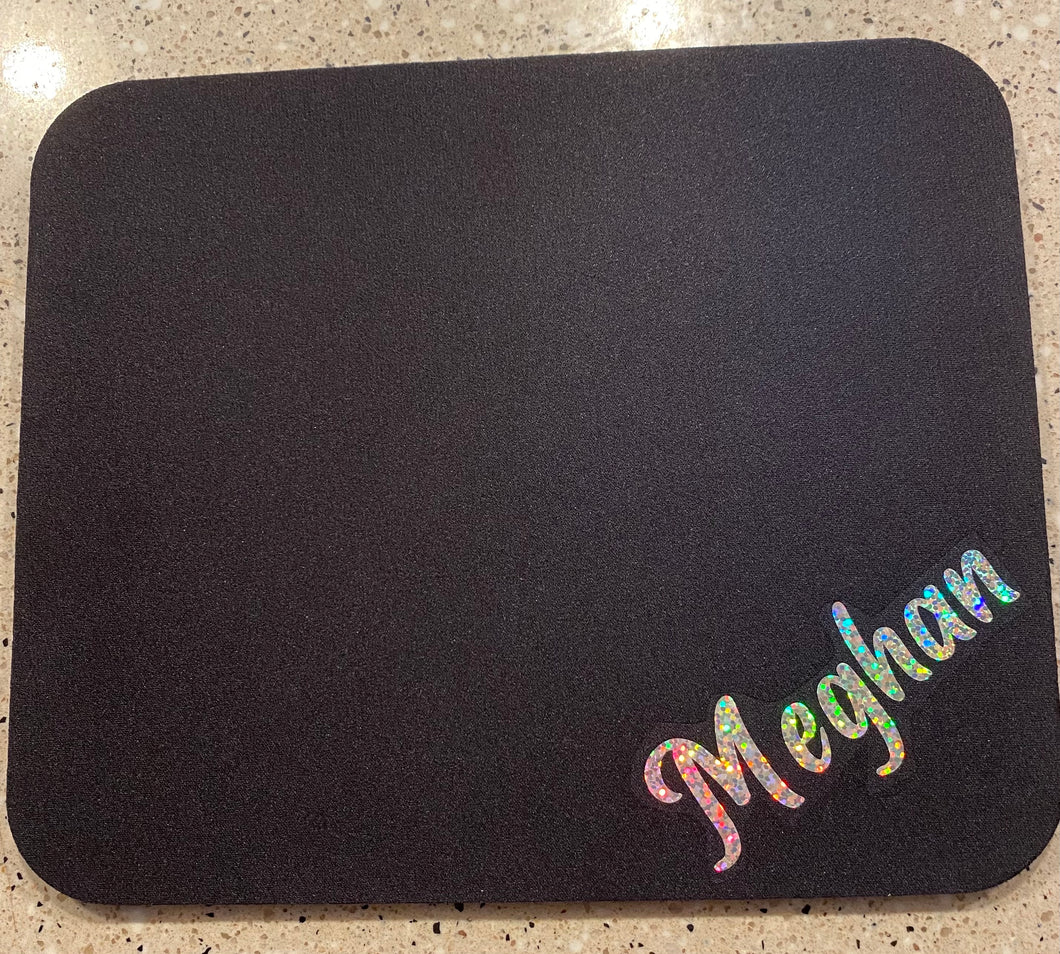 Custom Name Mouse Pad