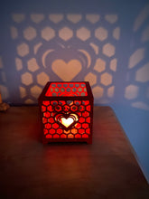 Load image into Gallery viewer, 4” cube candle holder
