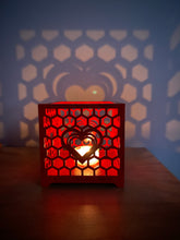 Load image into Gallery viewer, 4” cube candle holder
