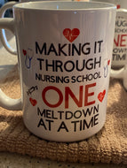 Nursing School Coffee Mug | Creative Lines and Designs
